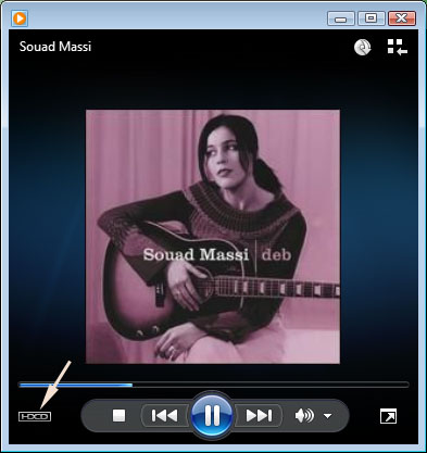 Windows Media Player with HDCD logo